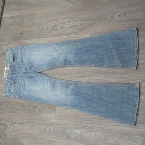 Hollister Women's Blue Flare Jeans